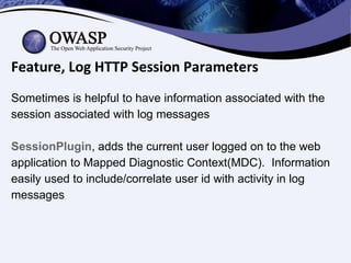 How to Use OWASP Security Logging