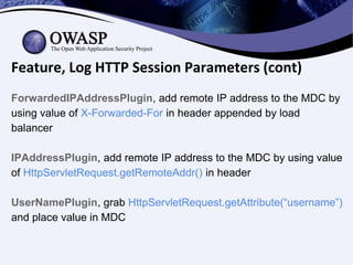 How to Use OWASP Security Logging