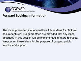 How to Use OWASP Security Logging
