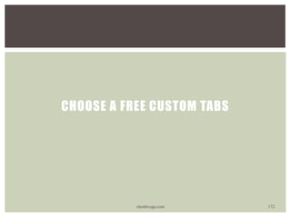 CHOOSE A FREE CUSTOM TABS
vhonbvega.com 172
 