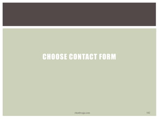 CHOOSE CONTACT FORM
vhonbvega.com 182
 