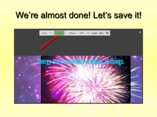 We’re almost done! Let’s save it!We’re almost done! Let’s save it!
 