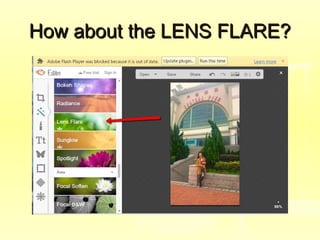 How about the LENS FLARE?How about the LENS FLARE?
 