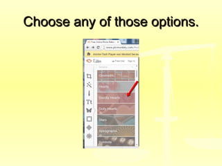 Choose any of those options.Choose any of those options.
 