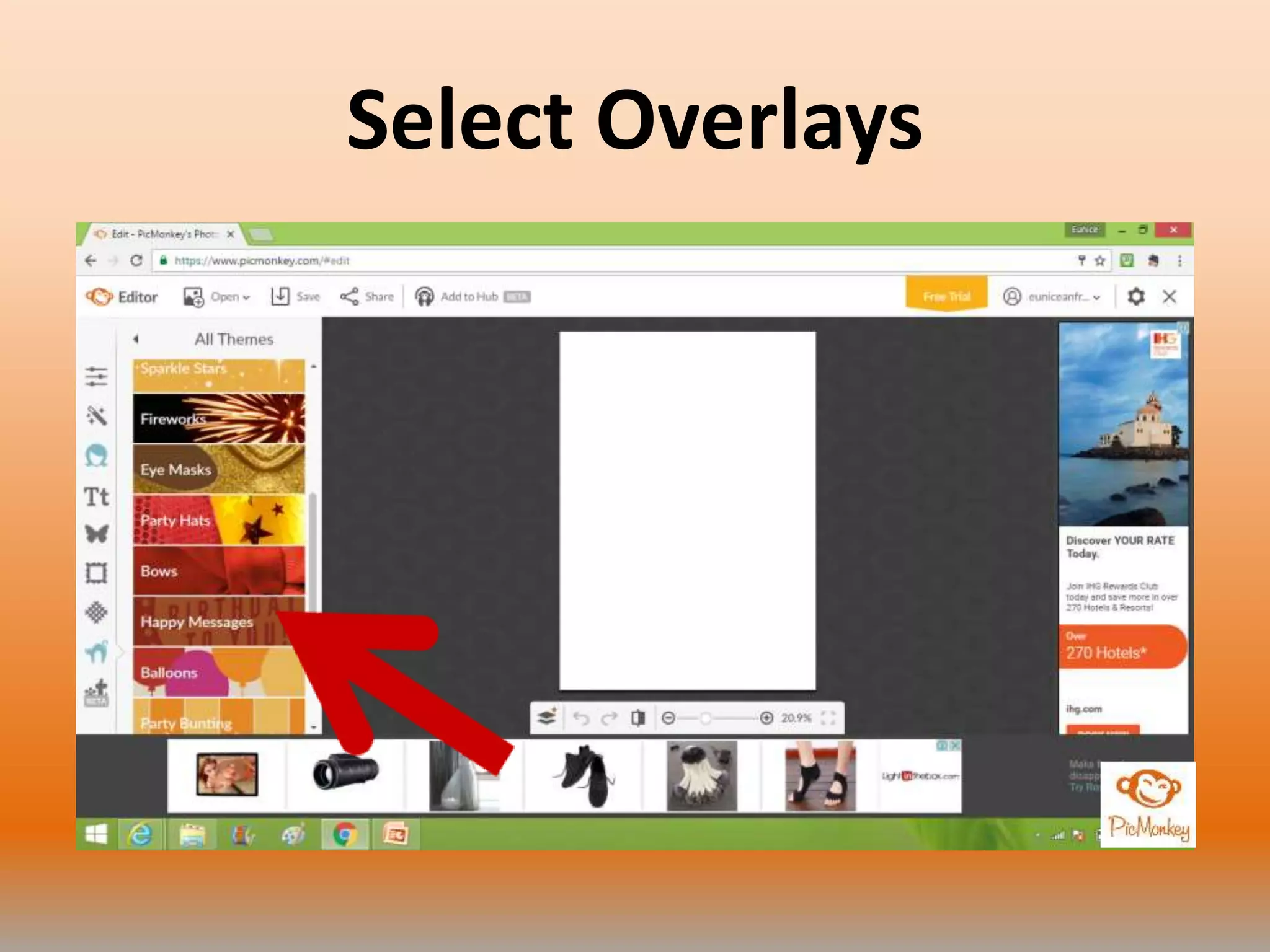 Select Overlays
 