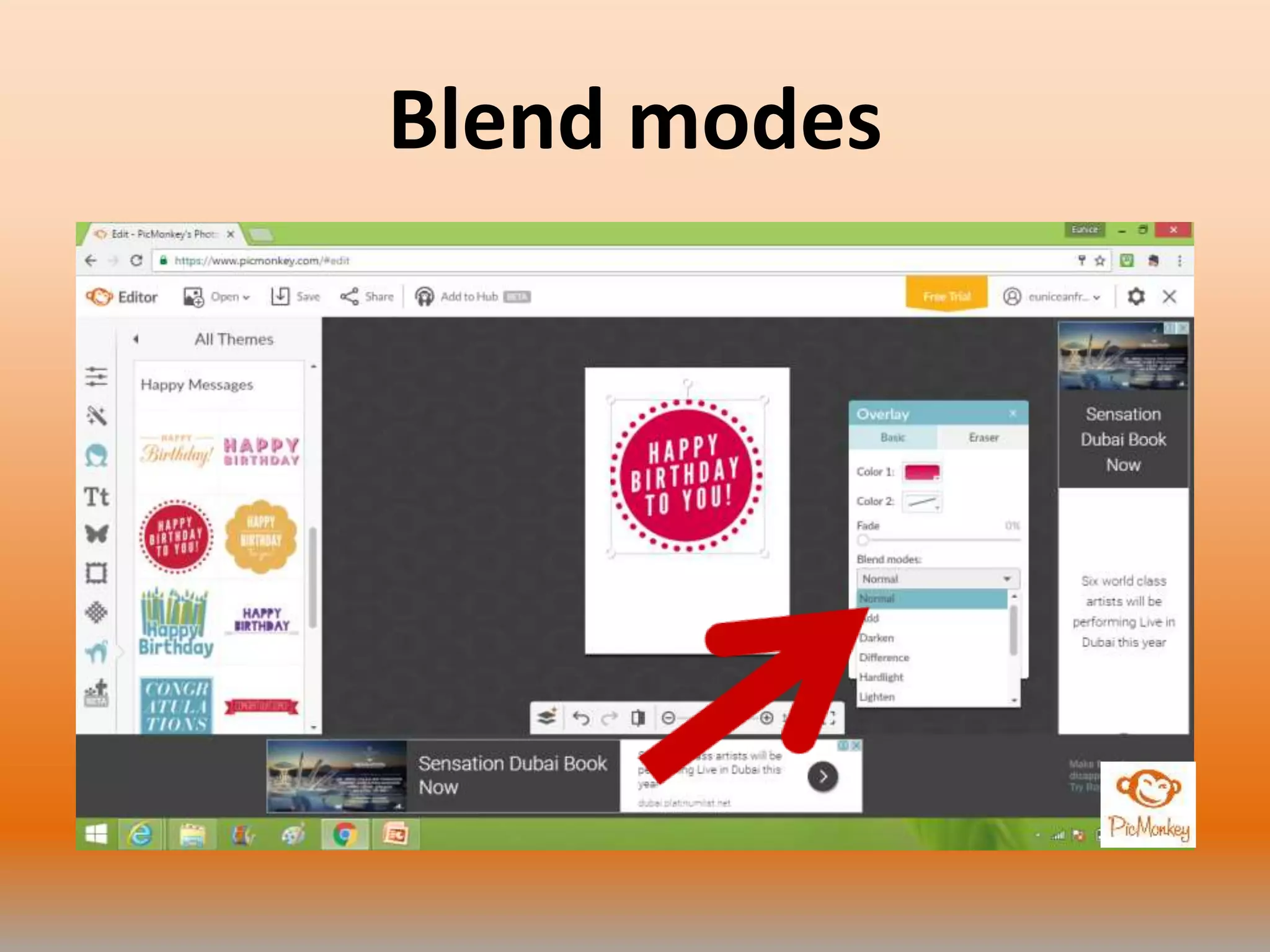 Blend modes
 