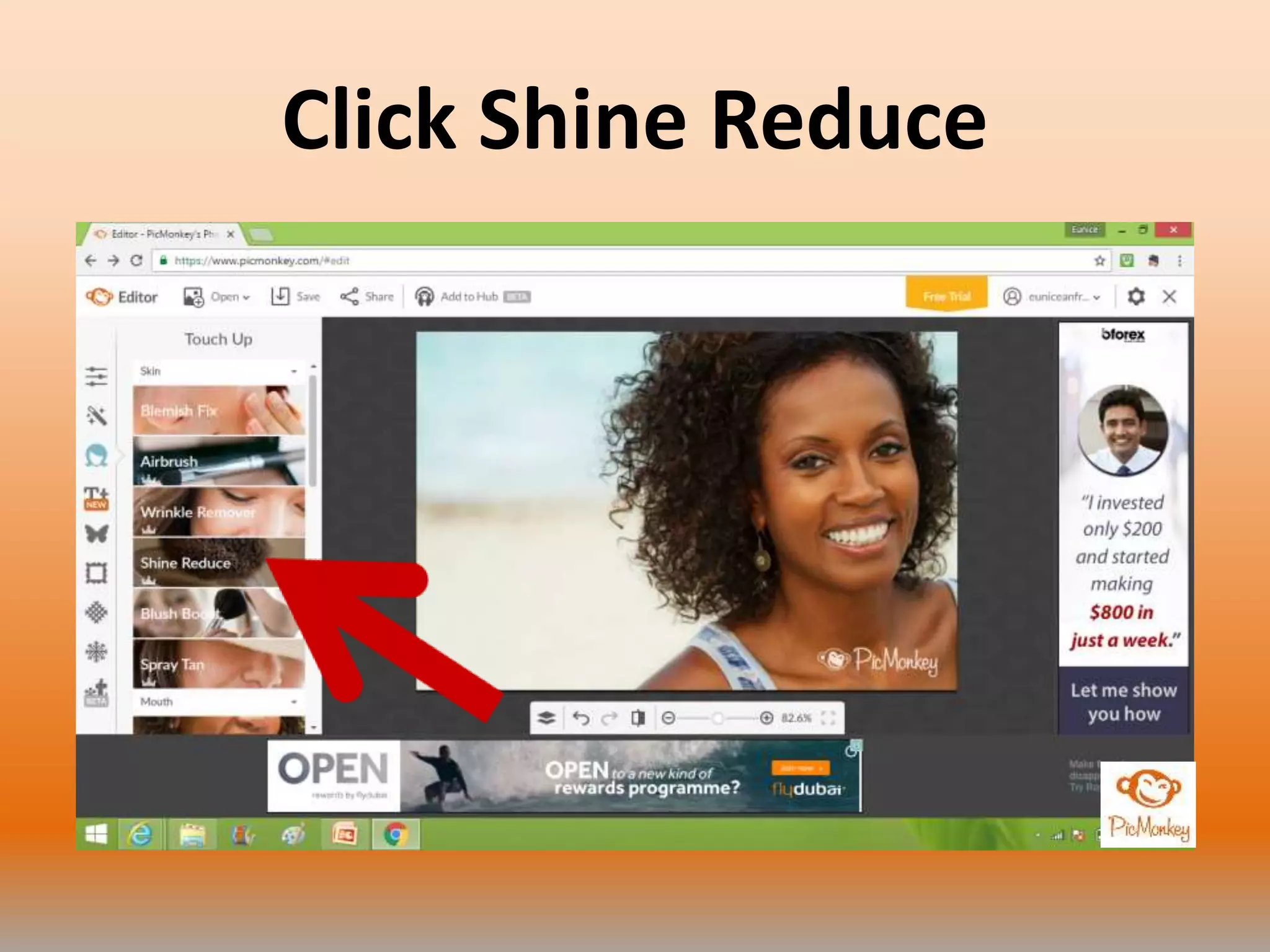 Click Shine Reduce
 