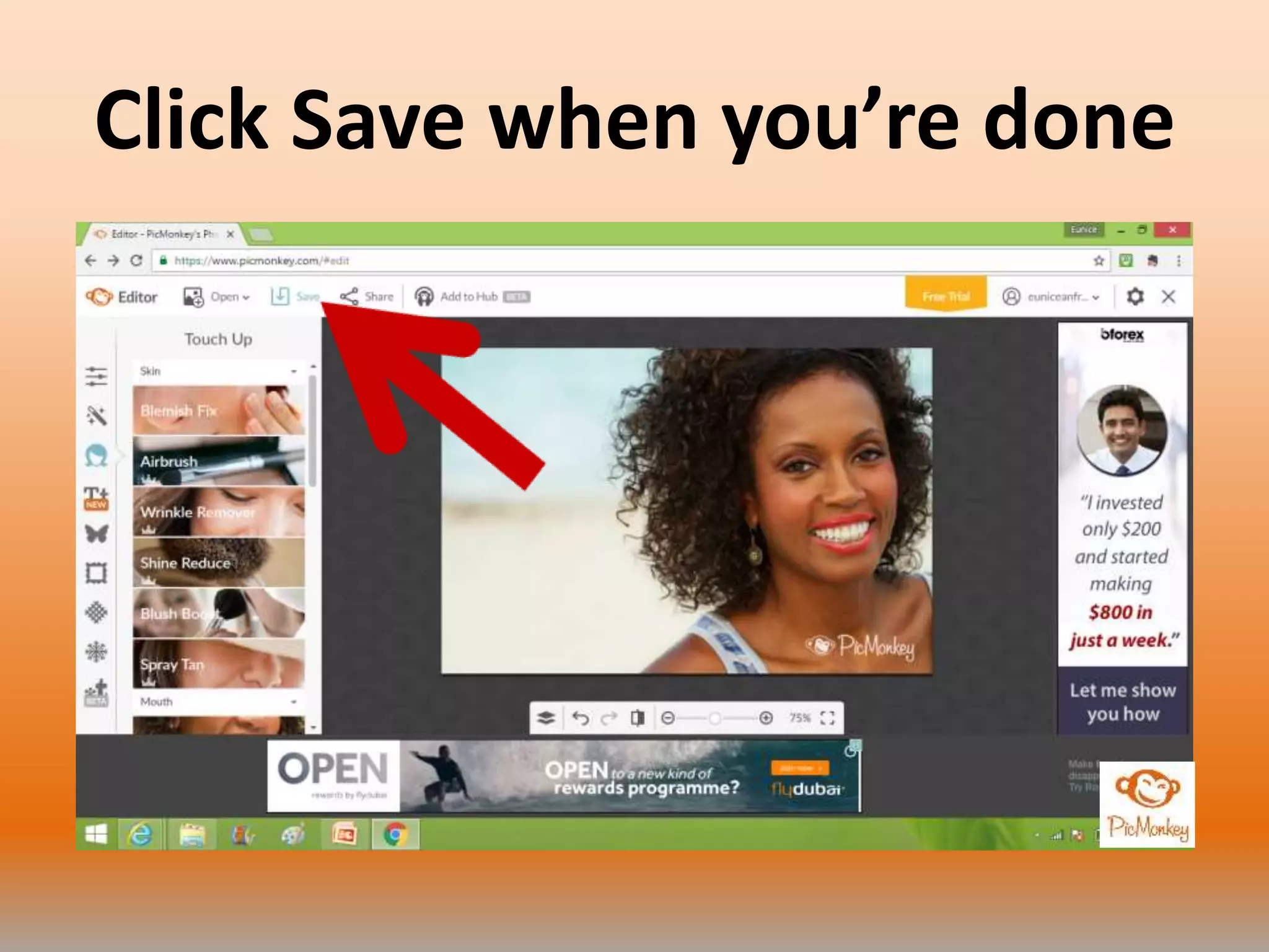 Click Save when you’re done
 