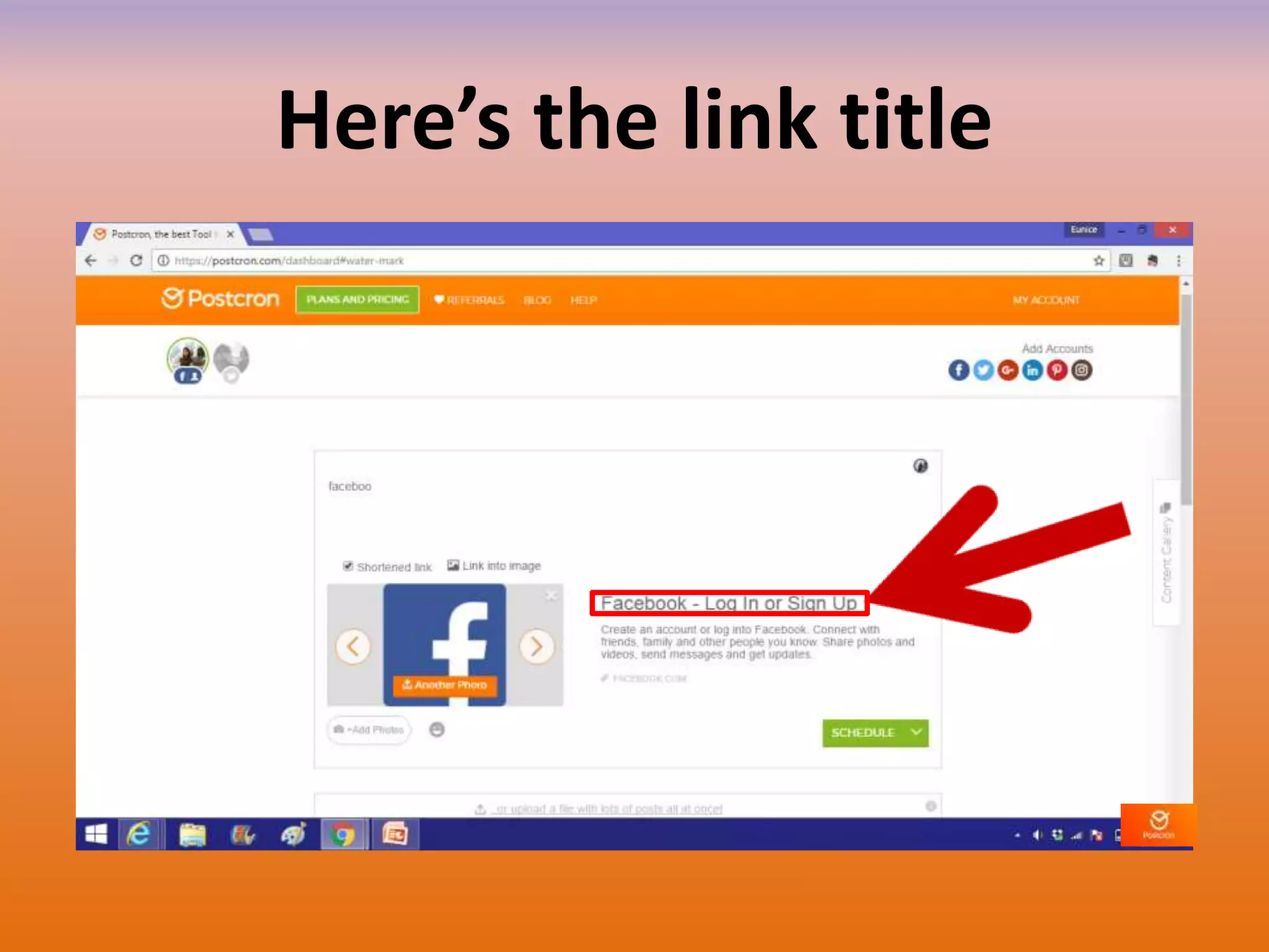 Here’s the link title
 