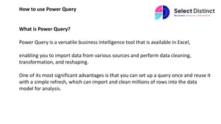 How to use Power Query in Excel.pptx