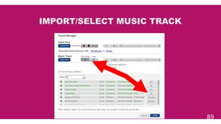 89
IMPORT/SELECT MUSIC TRACK
 