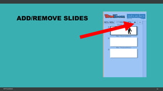 MFTPULIDO2015 63
ADD/REMOVE SLIDES
 