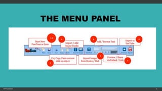 MFTPULIDO2015 75
THE MENU PANEL
 