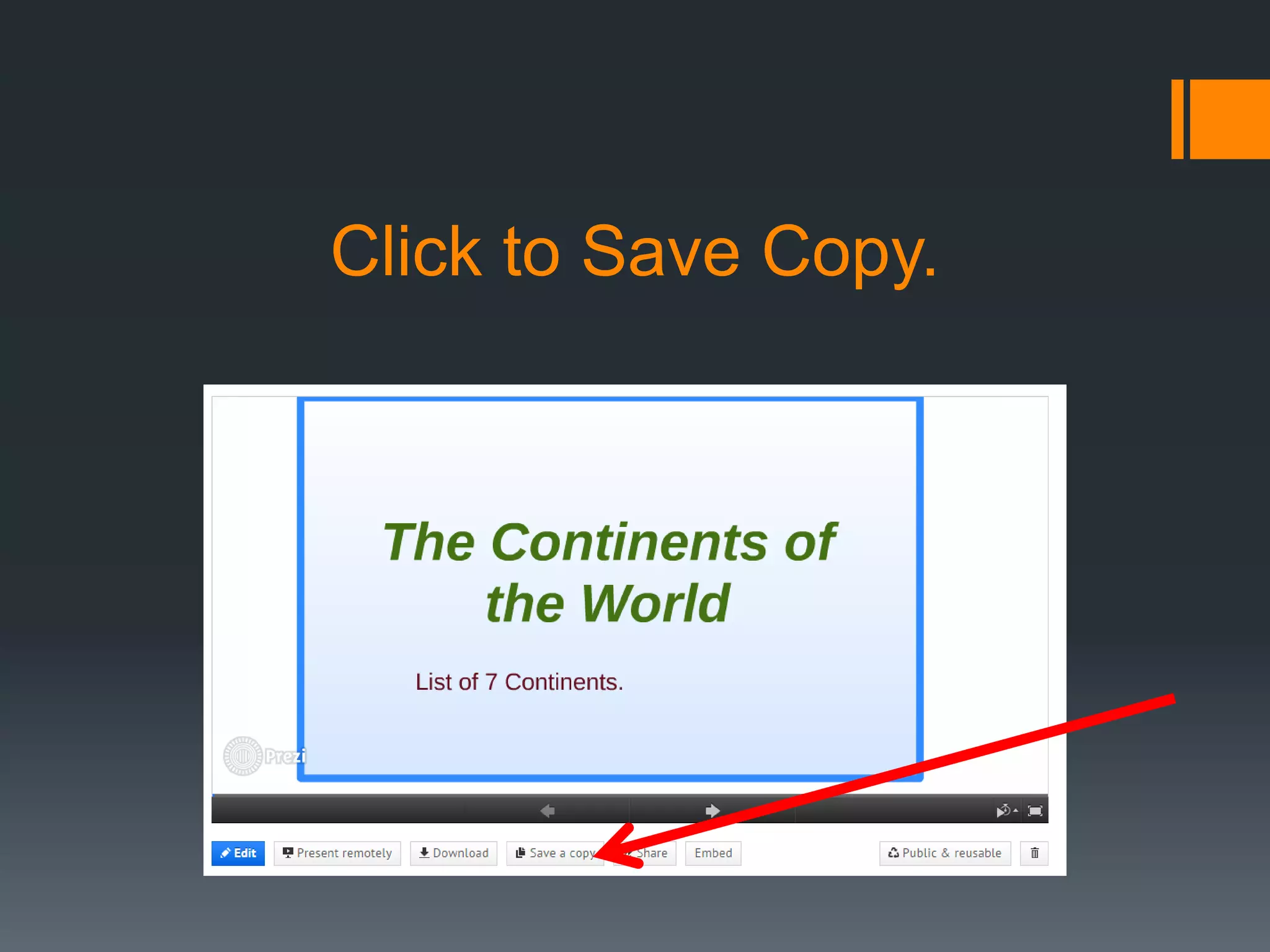 Click to Save Copy.
 