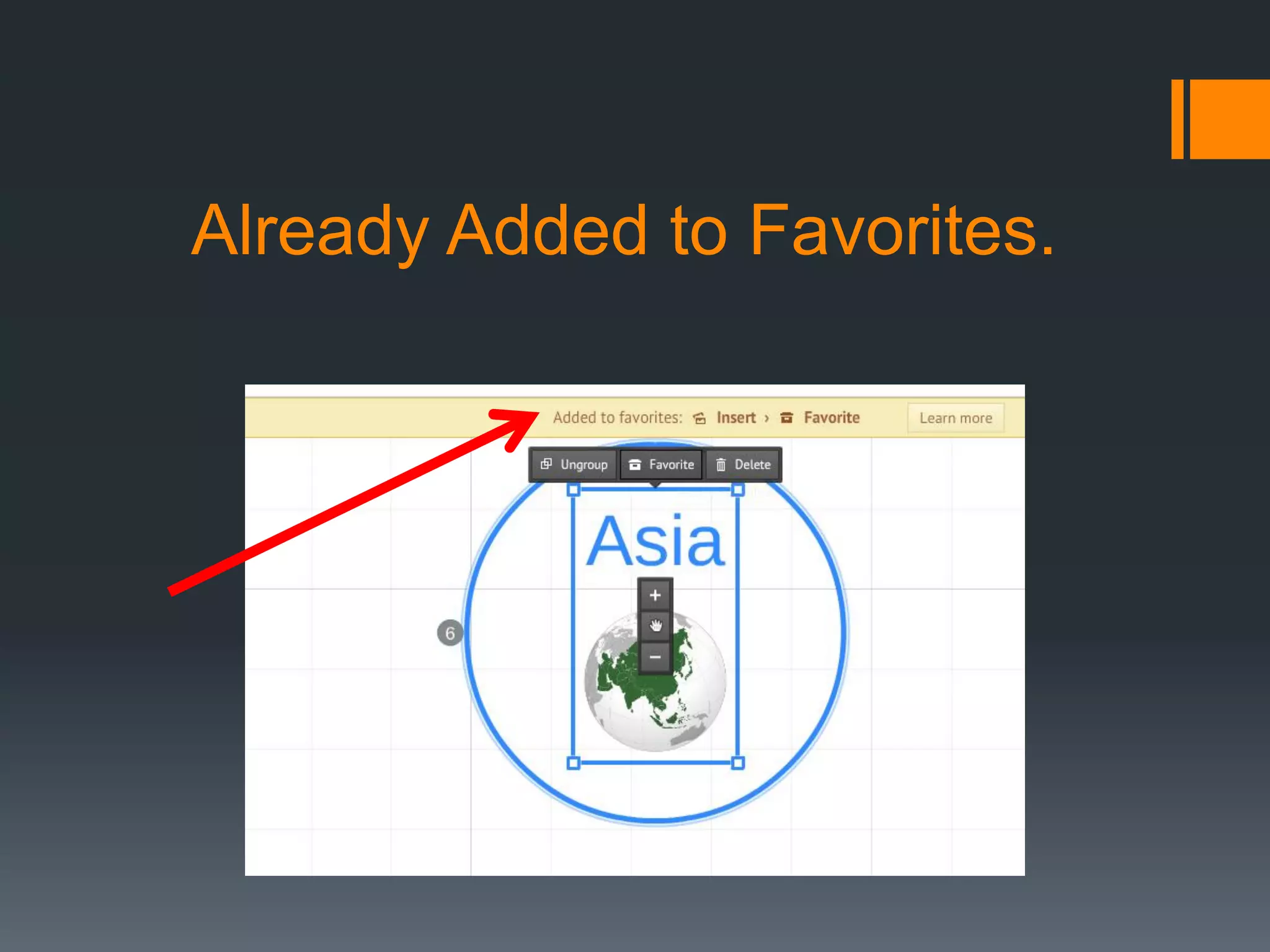 Already Added to Favorites.
 