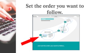 Set the order you want to
follow.
 