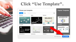Click “Use Template”.
 