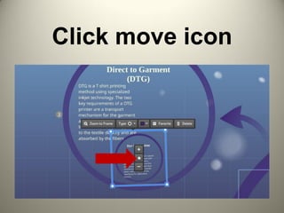 Click move icon
 