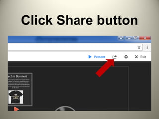 Click Share button
 