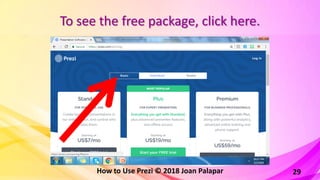 using prezi for free using prezi for free