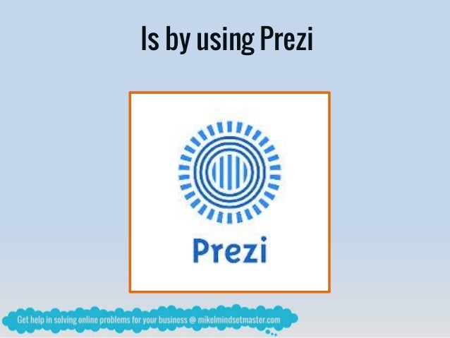 how to use prezi