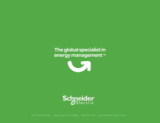 Business-wise, Future-drivenTM
How to Use PUE to Improve Efficiency
Schneider Electric 10
Data Centers
132 Fairgrounds Rd. - West Kingston, RI 02892 - 800-800-4272 - www.schneider-electric.com
Theglobalspecialistin
energymanagement™
 