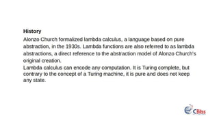 How to use python lambda functions | PPTX