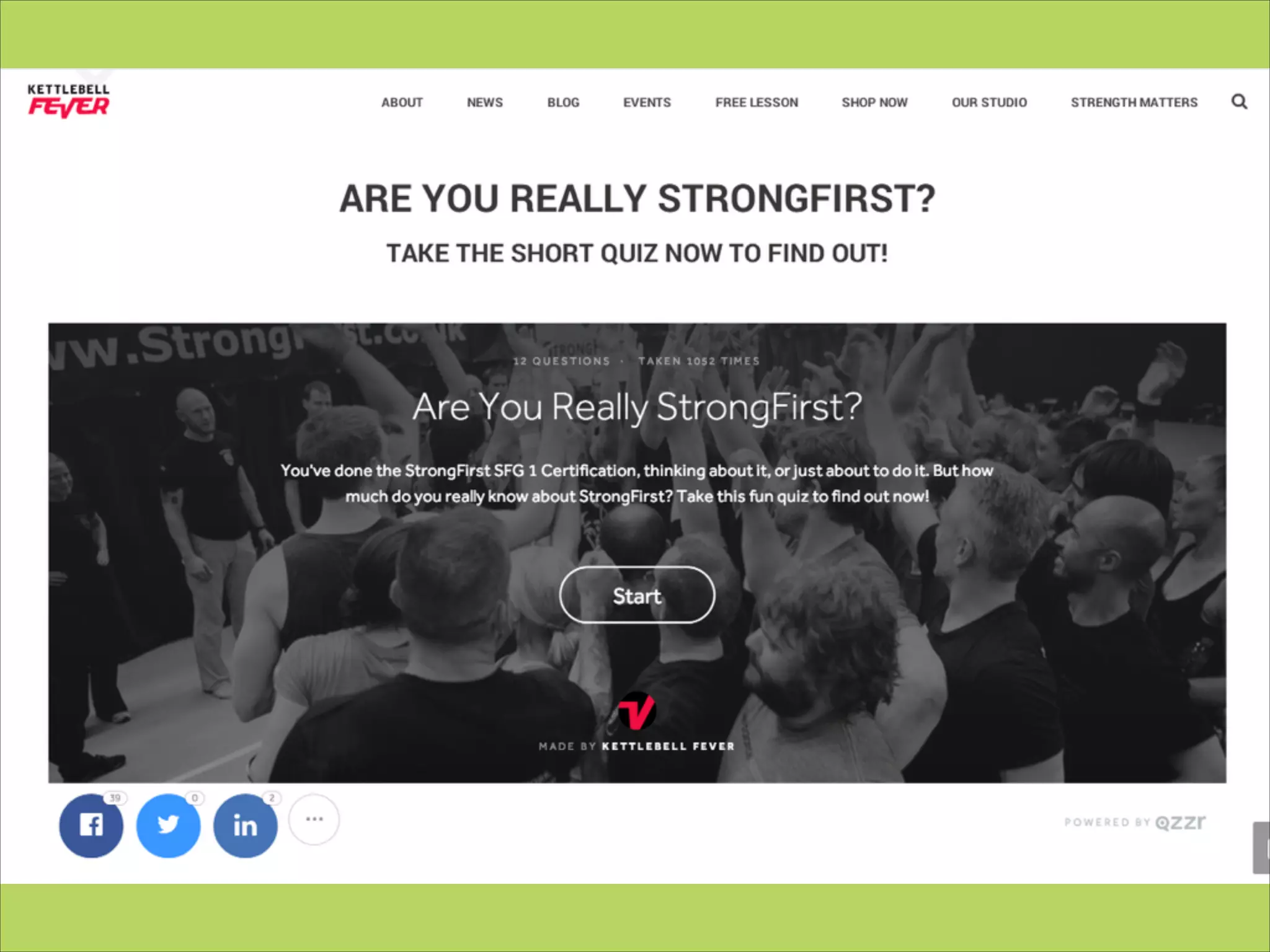 Case studies
Kettlebell Fever