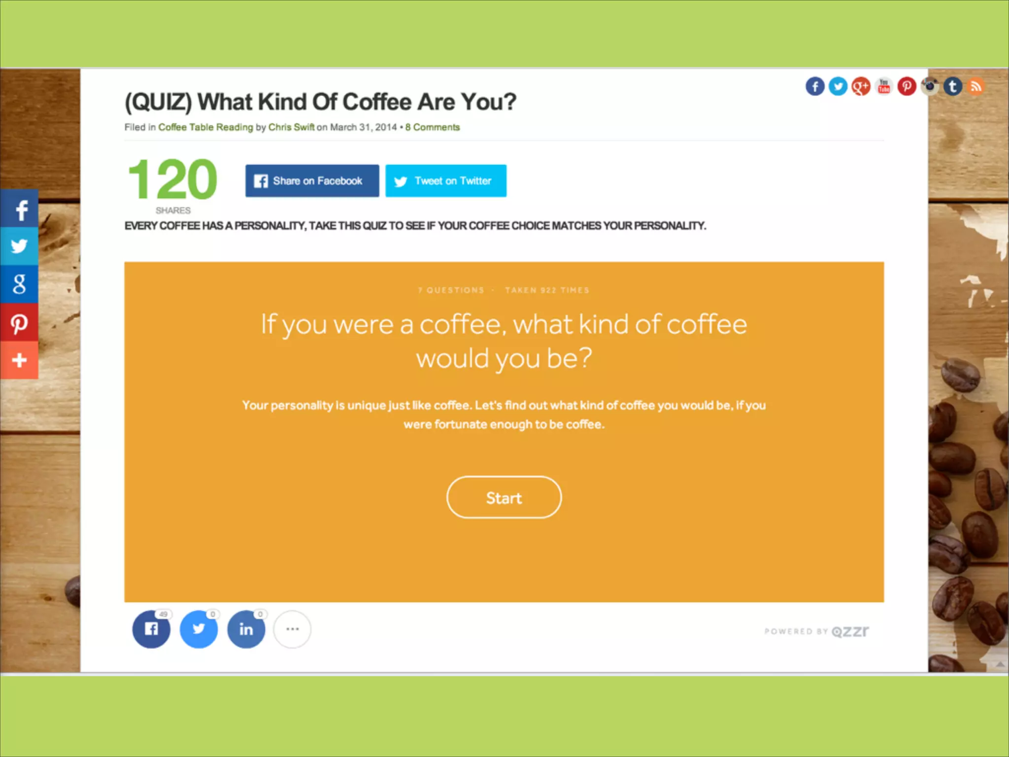 Case studies
Rogers family coffee