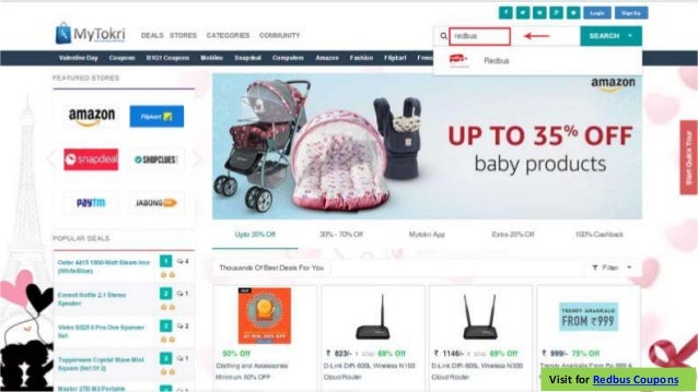 Offer coupon for redbus