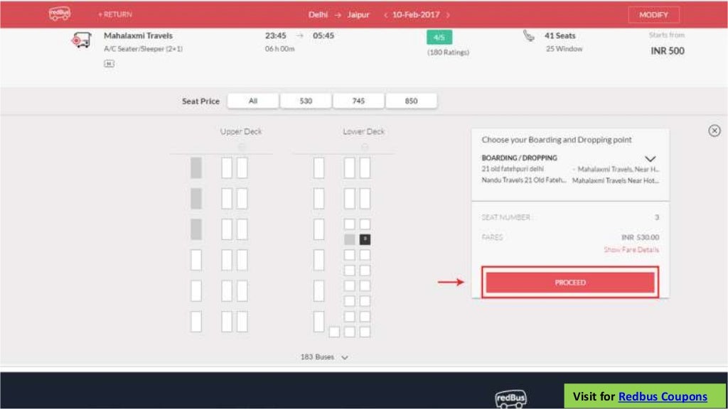 Redbus latest coupon code