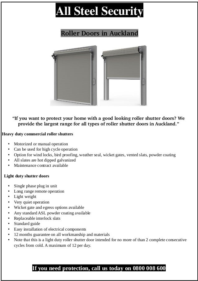 How To Use Roller Doors in Your Space To Prevent It From all weather