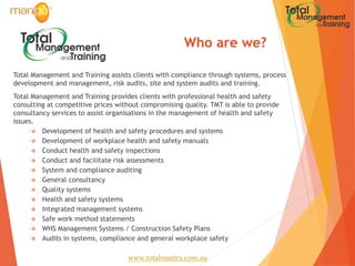 How to use safe work method statements webinar | PDF