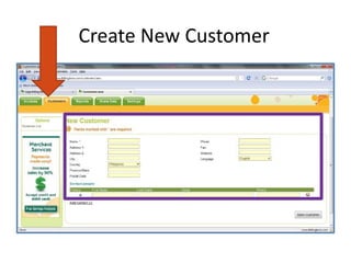 Create New Customer
 