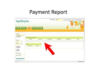 Payment Report
 