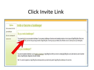 Click Invite Link
 