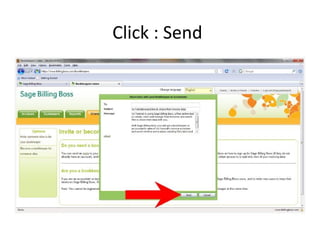 Click : Send
 