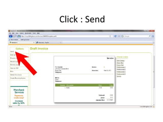Click : Send
 