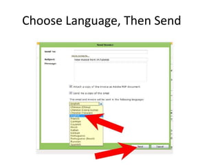 Choose Language, Then Send
 