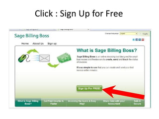 Click Sign up for Free
Click : Sign Up for Free
 