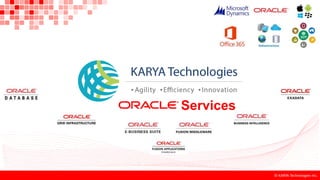 © KARYA Technologies Inc.
Services
 