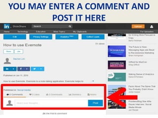 YOU MAY ENTER A COMMENT AND
POST IT HERE
 