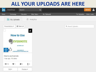 ALL YOUR UPLOADS ARE HERE
 