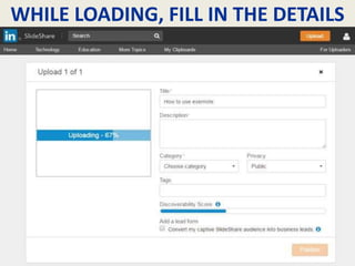 WHILE LOADING, FILL IN THE DETAILS
 