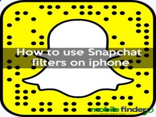 How To Use Snapchat Filters On iphone