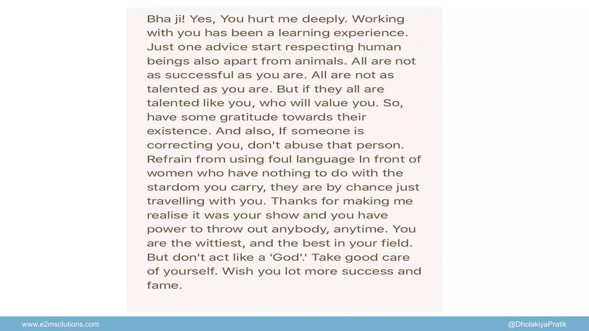 www.e2msolutions.com @DholakiyaPratik
 