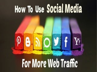 How to use social media for web traffic & perfect social media posts!