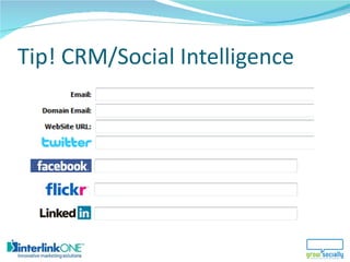 Tip! CRM/Social Intelligence 