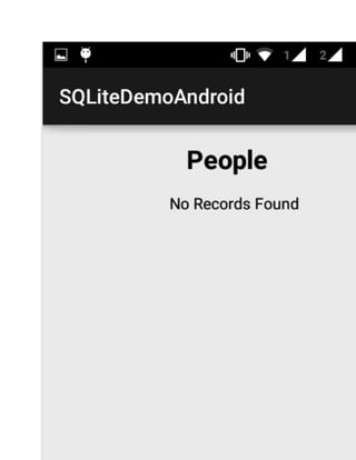 ANDROID USING SQLITE DATABASE ADMINISTRATORS ~HMFTJ | DOCX