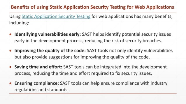 How to Use Static Application Security Testing for Web Applications.pptx